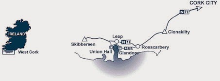 Union Hall Cork Map Union Hall : Location