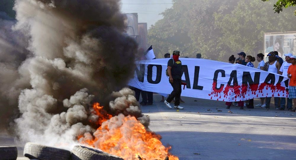 Derecha nicaraguense pretende torpedear la construcción del canal