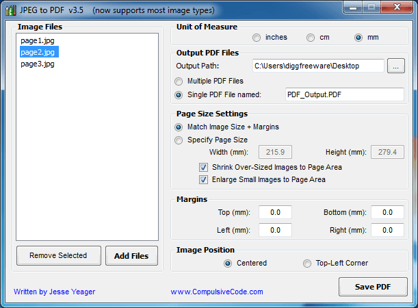 برنامج, JPEG ,to ,PDF, لتحويل, الصور, الى, ملفات, بى, دى, اف, PDF