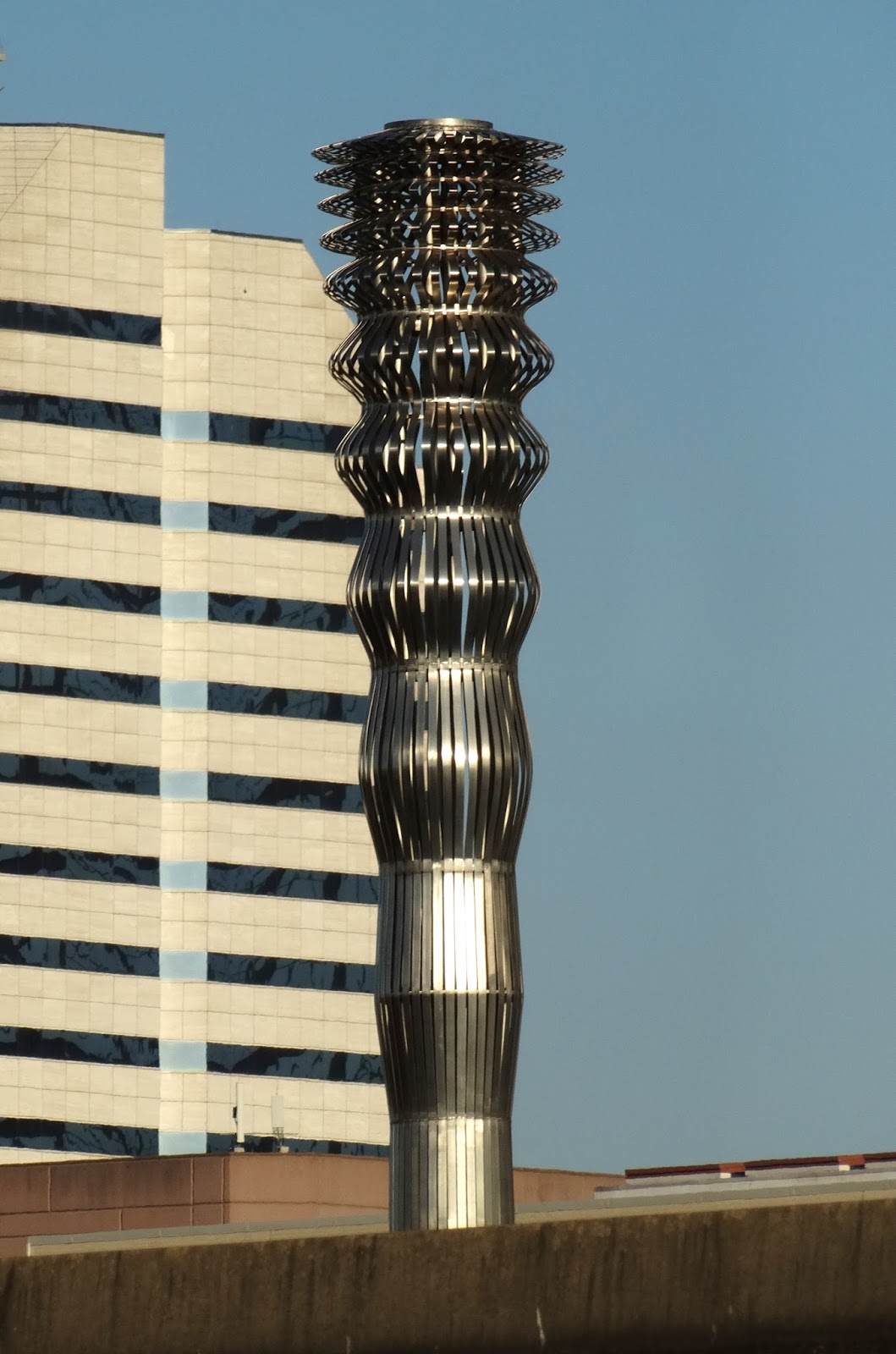 Houston in Pics Bridge Art The Buffalo Bayou Torches on the Gulf Free