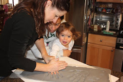 Sophia loves doing her handprint