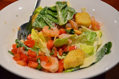 Caesar Salad with leftover Bruschetta Photo by Trisha Field