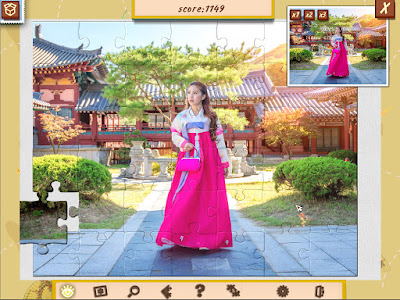 1001 Jigsaw World Tour Asia Game Screenshot 1