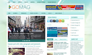 Gomag Blogger Template