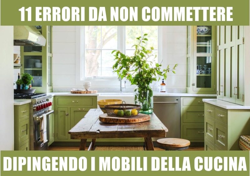 11 errori da non commettere quando dipingi i pensili della cucina ... Come sgrassare bene i pensili della cucina
