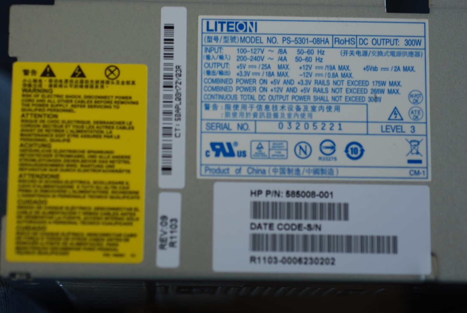 Liteon Ps 5301 08ha Wiring Diagram - Hanenhuusholli