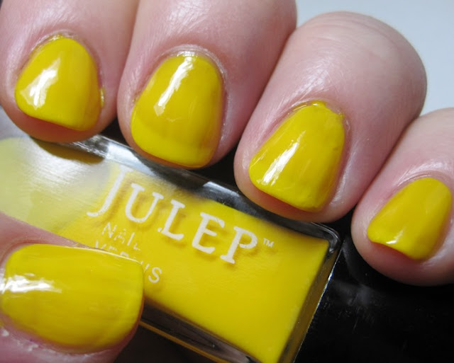 Julep Daisy, bright yellow jelly polish