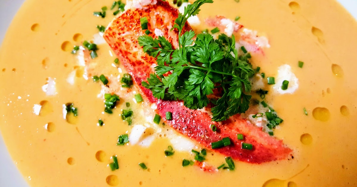 Recette de Bisque de crustacés homard, crevette, crabe vert...