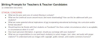 educational blogging, blogging for teachers, blog ideas for teachers, writing prompts of educators