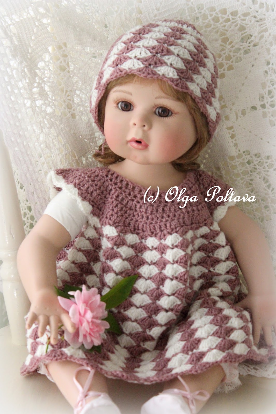 Lacy Crochet: Shells Newborn Dress Free Crochet Pattern