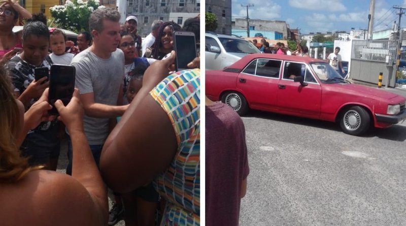 Luciano Huck vai até Cajazeiras, em Salvador, e leva a 'Lata Velha' de Bigode