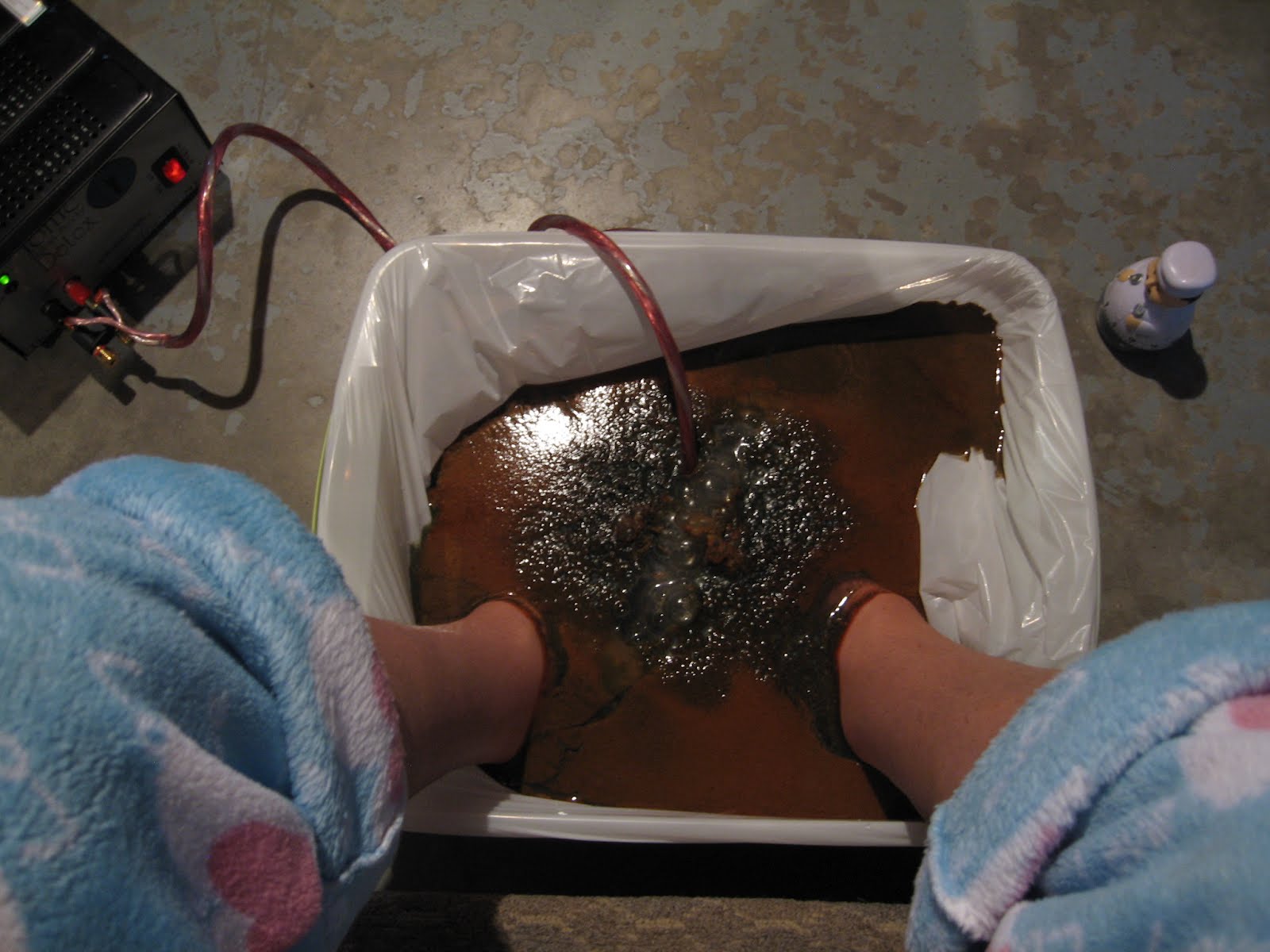 Systemic Candida Ionic Detox Foot Bath