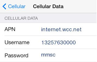 West Central Wireless APN Settings for iPhone