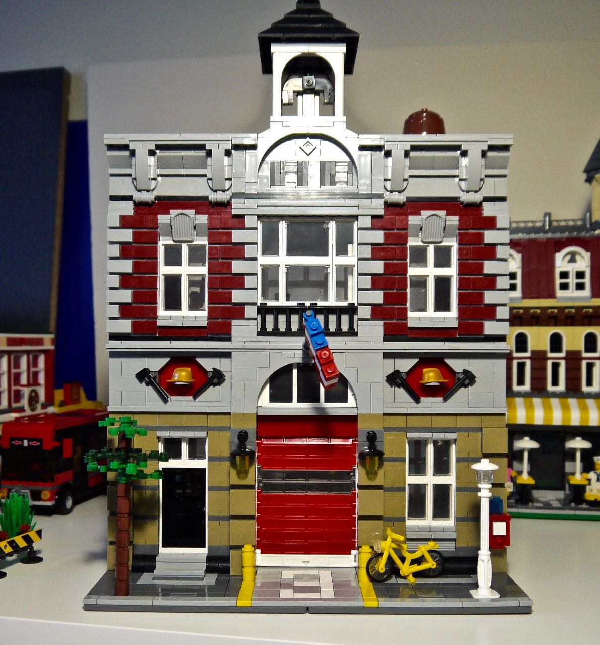 15004 Fire Brigade 10197 Creator Custom Modular Building Blocks Street 2313 Pcs 