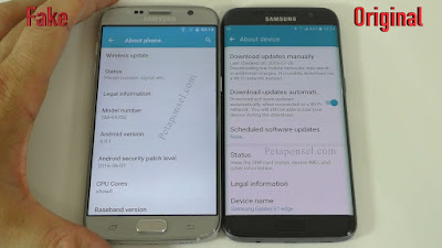 Perbedaan Samsung Galaxy S7 Edge Asli dan Replika Perbedaan Samsung Galaxy S7 Edge Asli dan Replika