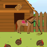 In this barn you must help this flock of poultry jump over the fence before the great #Thanksgiving slaughter! #ThanksgivingGames #EscapeGames