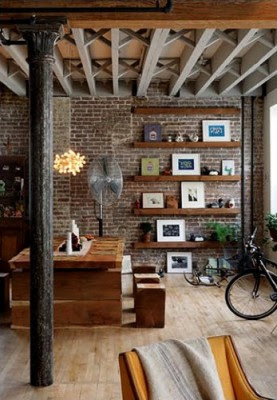 Exposed Brick And Plaster Walls For The Interior Design Of Your Bedroom , Home Interior Design Ideas , http://homeinteriordesignideas1.blogspot.com/