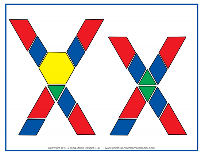 Kids Zone: Plantillas para bloques Geométricos