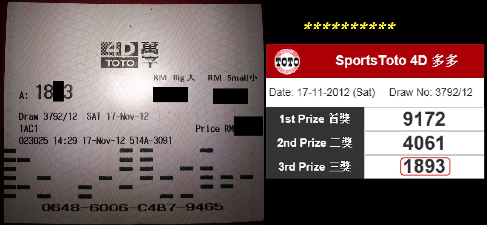 Gaming 4D Picks Analysis And Tips 17 November 2012 Magnum Toto 3rd Gaming 4D Picks Analysis And Tips 17 November 2012 Magnum Toto 3rd