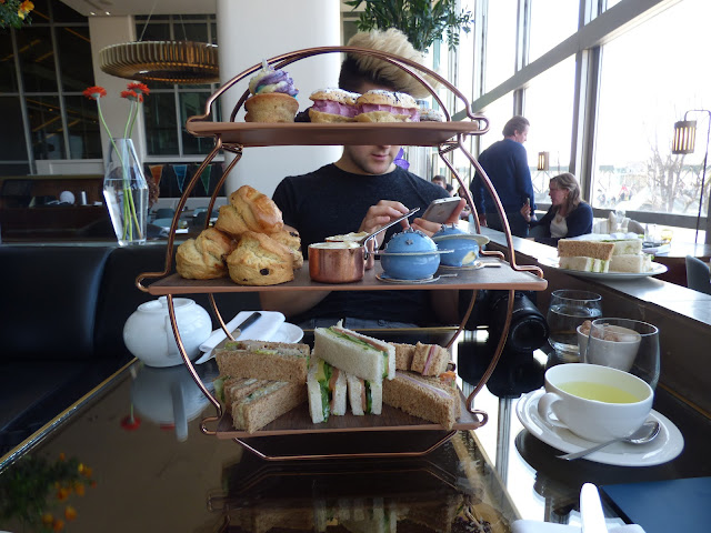 Themed London afternoon teas: Gravi-tea space-themed afternoon tea at Skylon, Southbank Centre, London