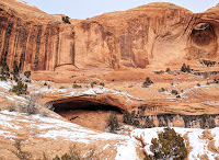Bow Tie Arch And Bonus Arch Moab, Utah