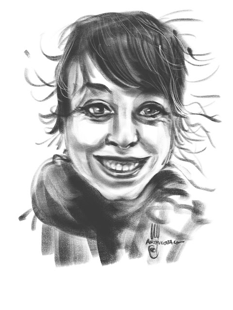 Portrait sketch by Artmagenta