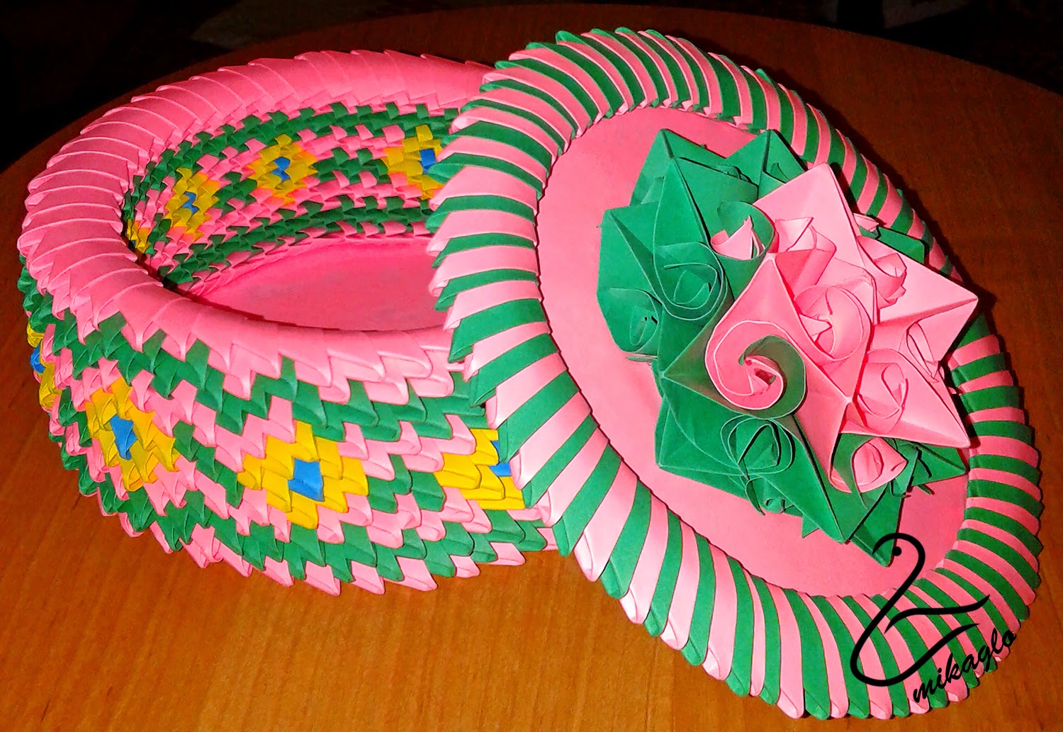 Origami 3d mikaglo 13. Szkatułki z origami modułowego / 3d origami