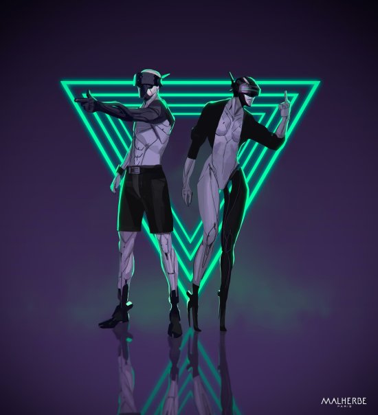 Fred Augis artstation arte ilustrações ficção científica fashion androides robôs futuristas design