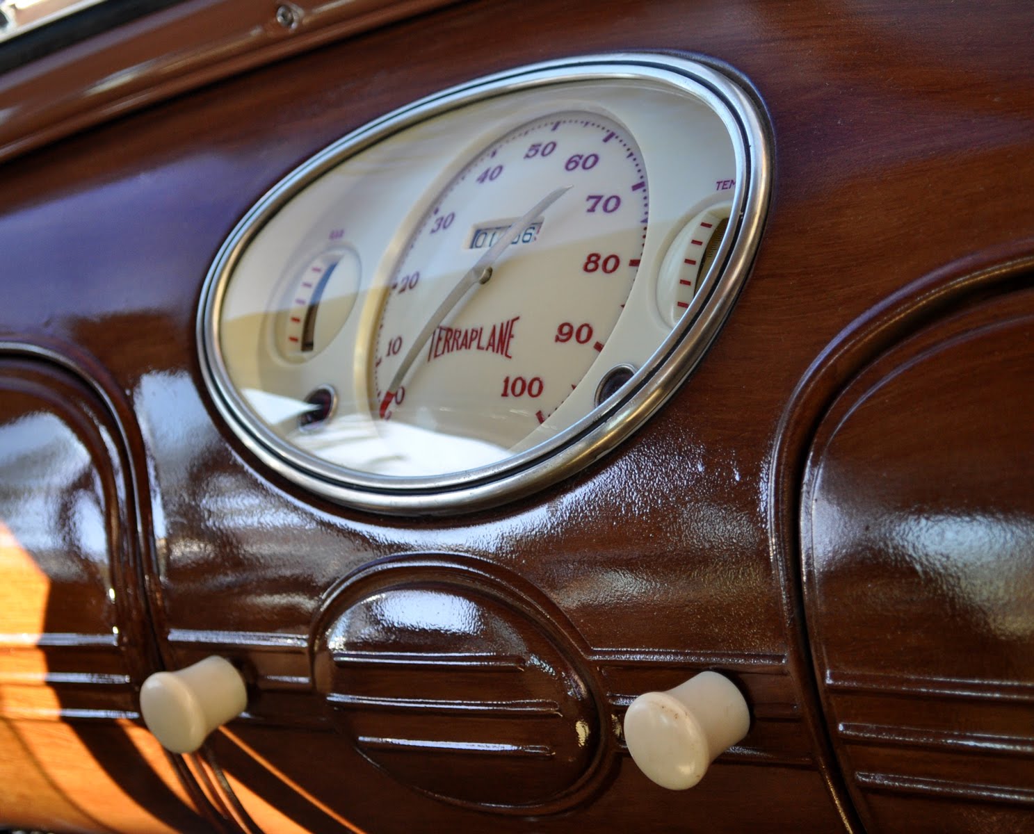 Just A Car Guy Hudson Terraplane dash and speedometer instrument gauge