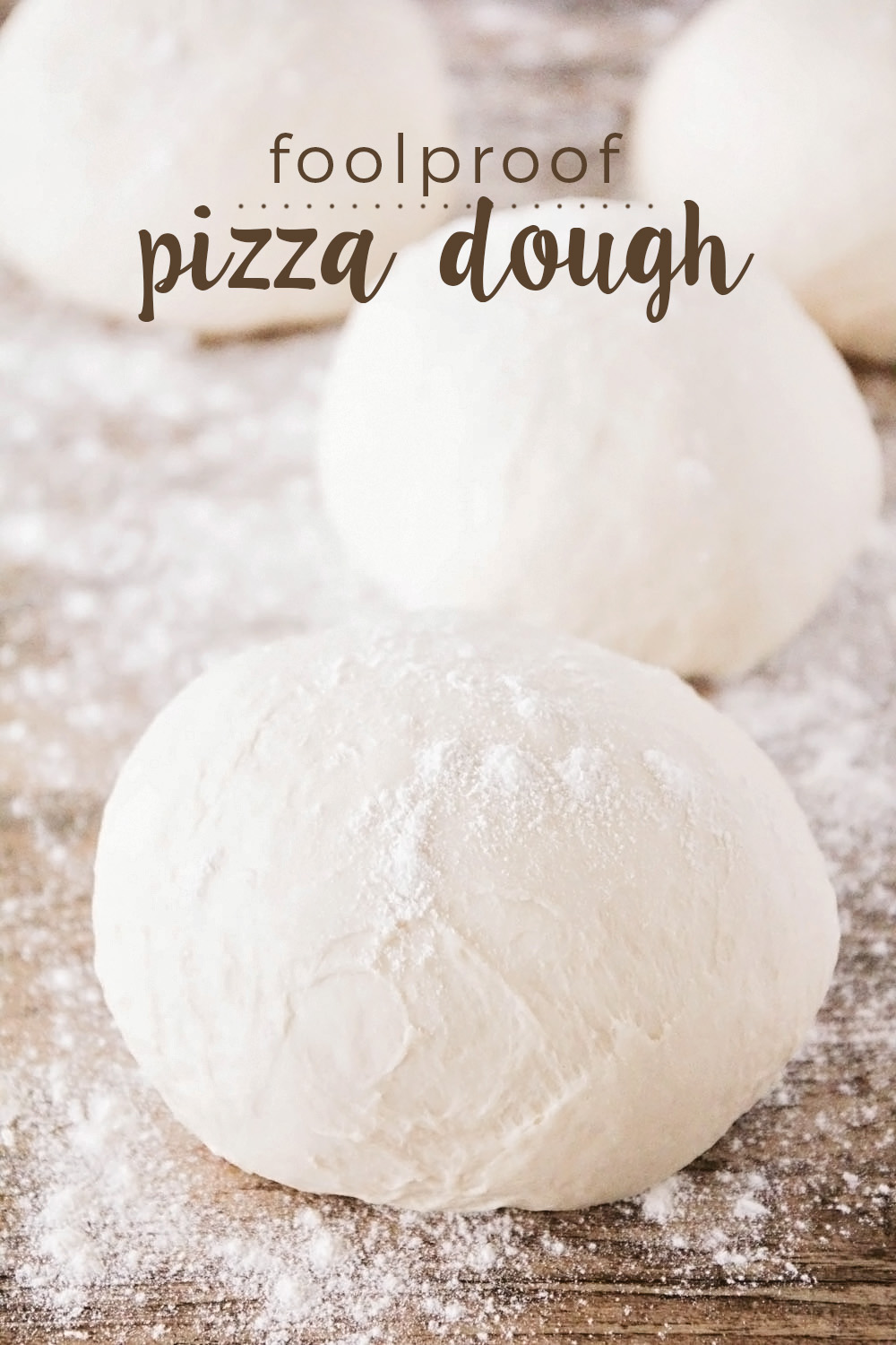 This foolproof pizza dough has only five ingredients and turns out perfect every single time! It's ready in less than thirty minutes, and makes for a perfect chewy and crisp crust. 