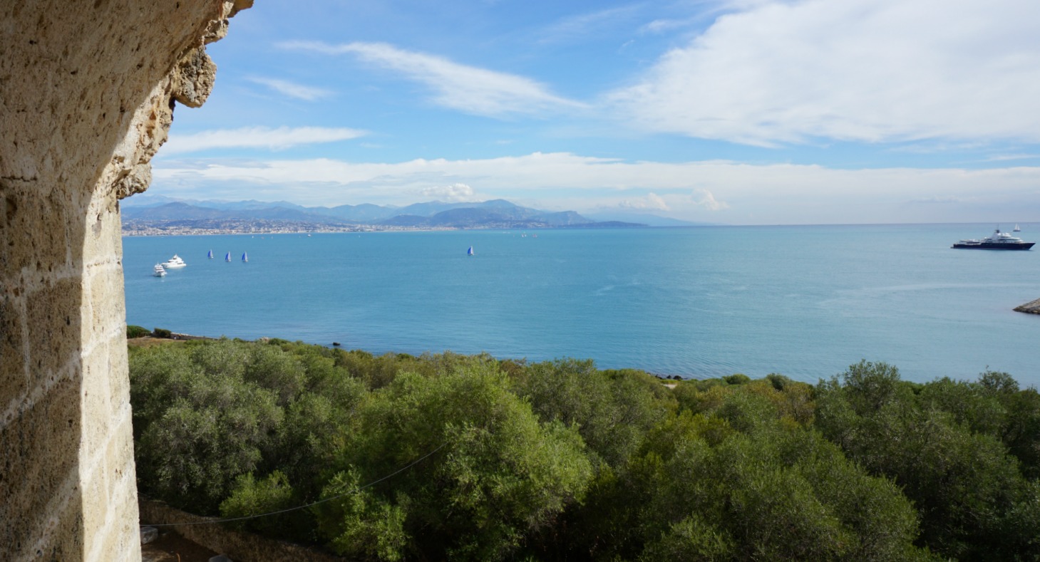 View towards Nice from Fort Carré