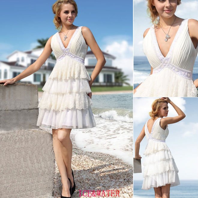 beach bridesmaid dress