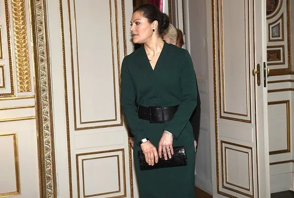 Crown Princess Victoria wore her Rodebjer Alexe dress. Crown Princess Victoria wore a green dress by Rodebjer
