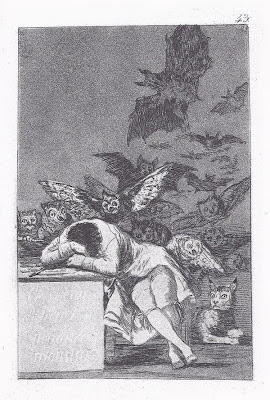 'El sueño de la razón produce monstruos' - Grabado nº 43 de 'Los Caprichos' de Francisco de Goya
