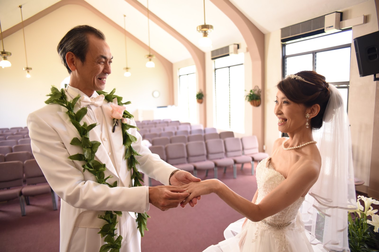 Hawaii Wedding Chapel Honolulu Chapels Daisuke & Yukari