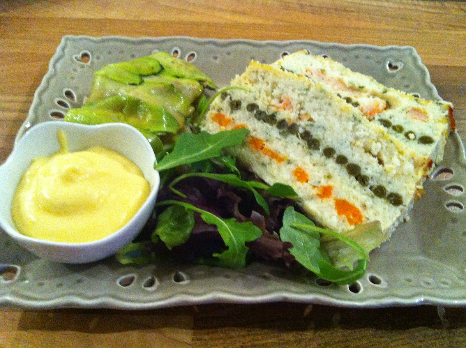 TERRINE DE CABILLAUD ET SAUCE AÏOLI