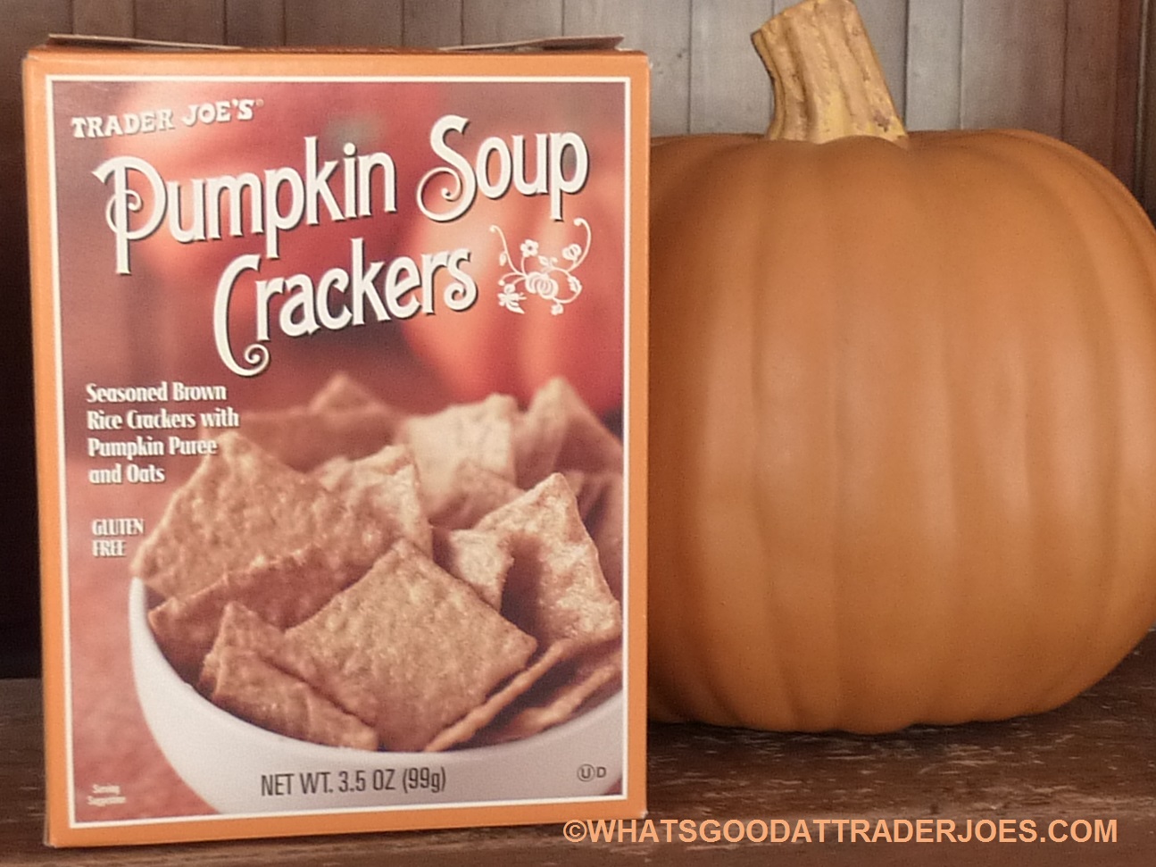 What's Good at Trader Joe's? Trader Joe's Pumpkin Soup Crackers