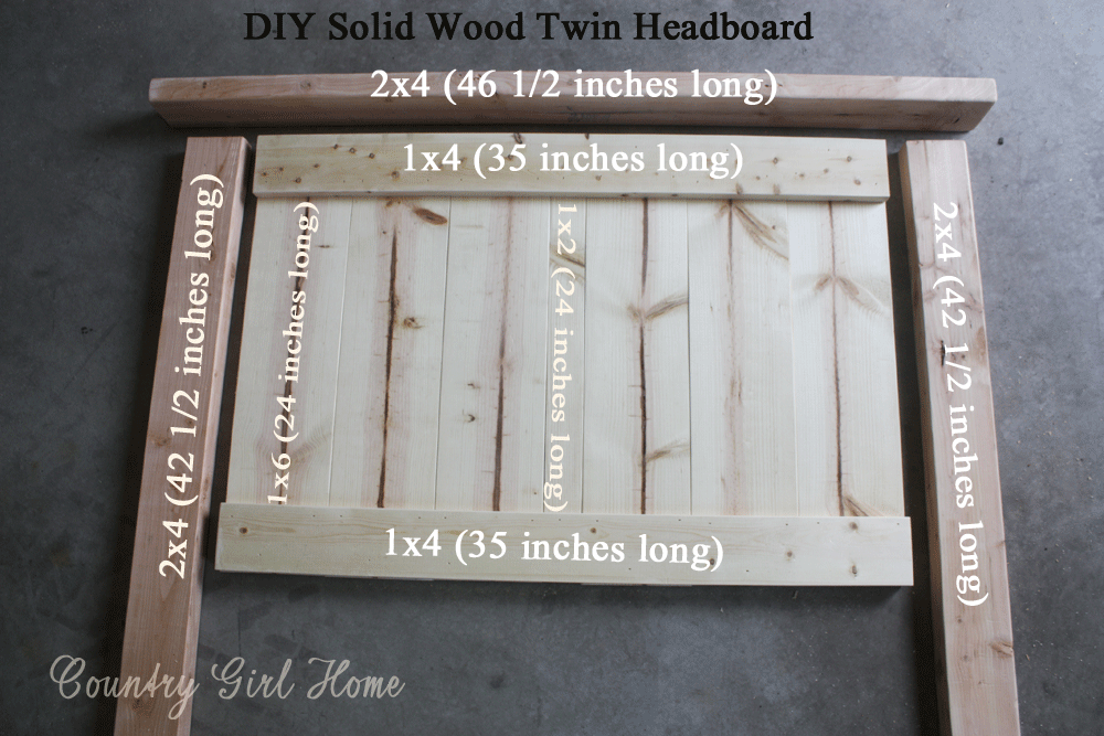 How To Make A Solid Wood Twin Headboard, How To Make A Twin Bed Headboard