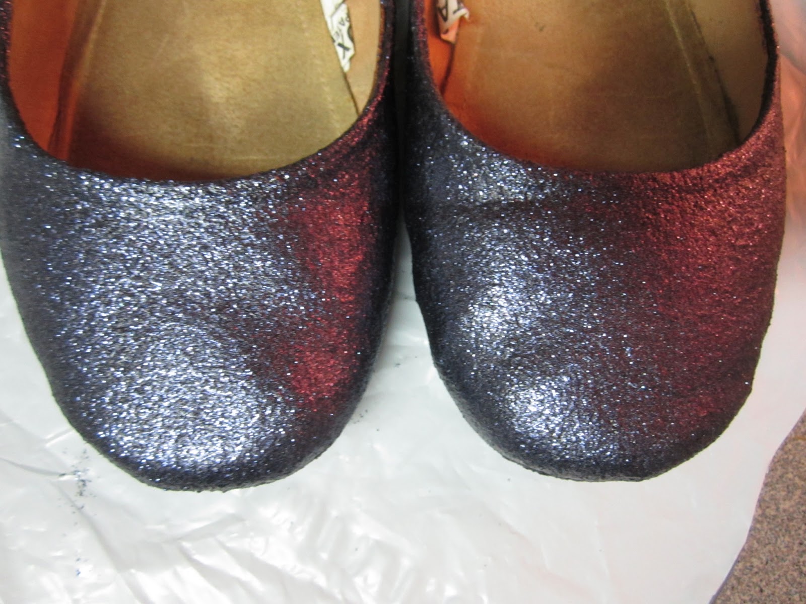 Third Grade Rock Star DIY Glitter Flats
