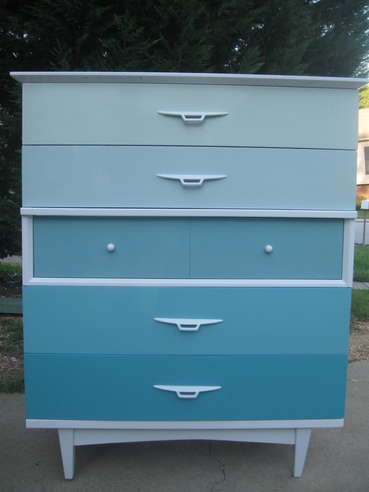That's Not Junk...Refurbished Recycled Furniture: Ombre Dresser/Chest ...