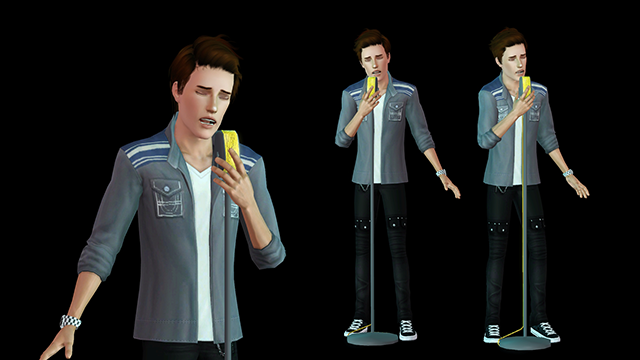 Gallery of Sims 4 Singing Poses.