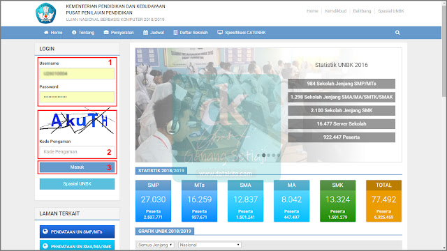 Penting Persiapan Sebelum Simulasi Dan Unbk Pada Web Unbk Part 1 Data Kito