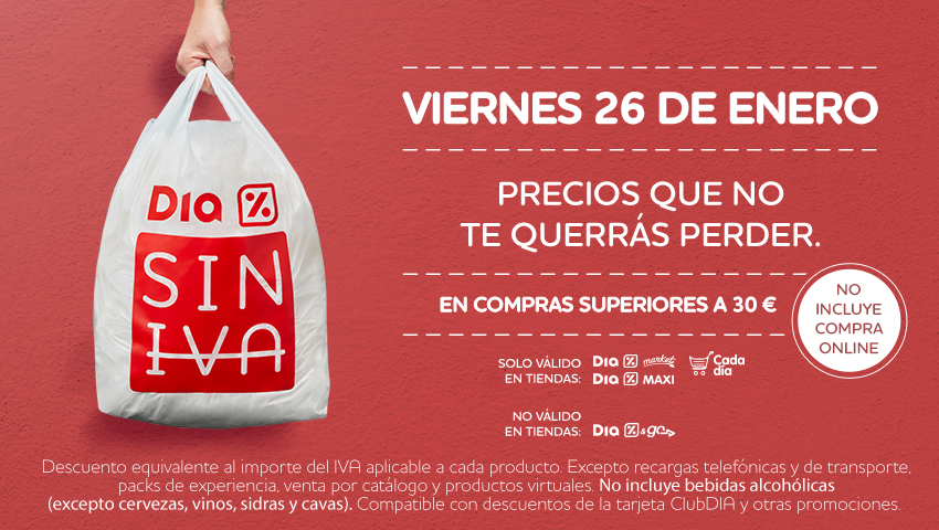 inscripción día sin iva éxito