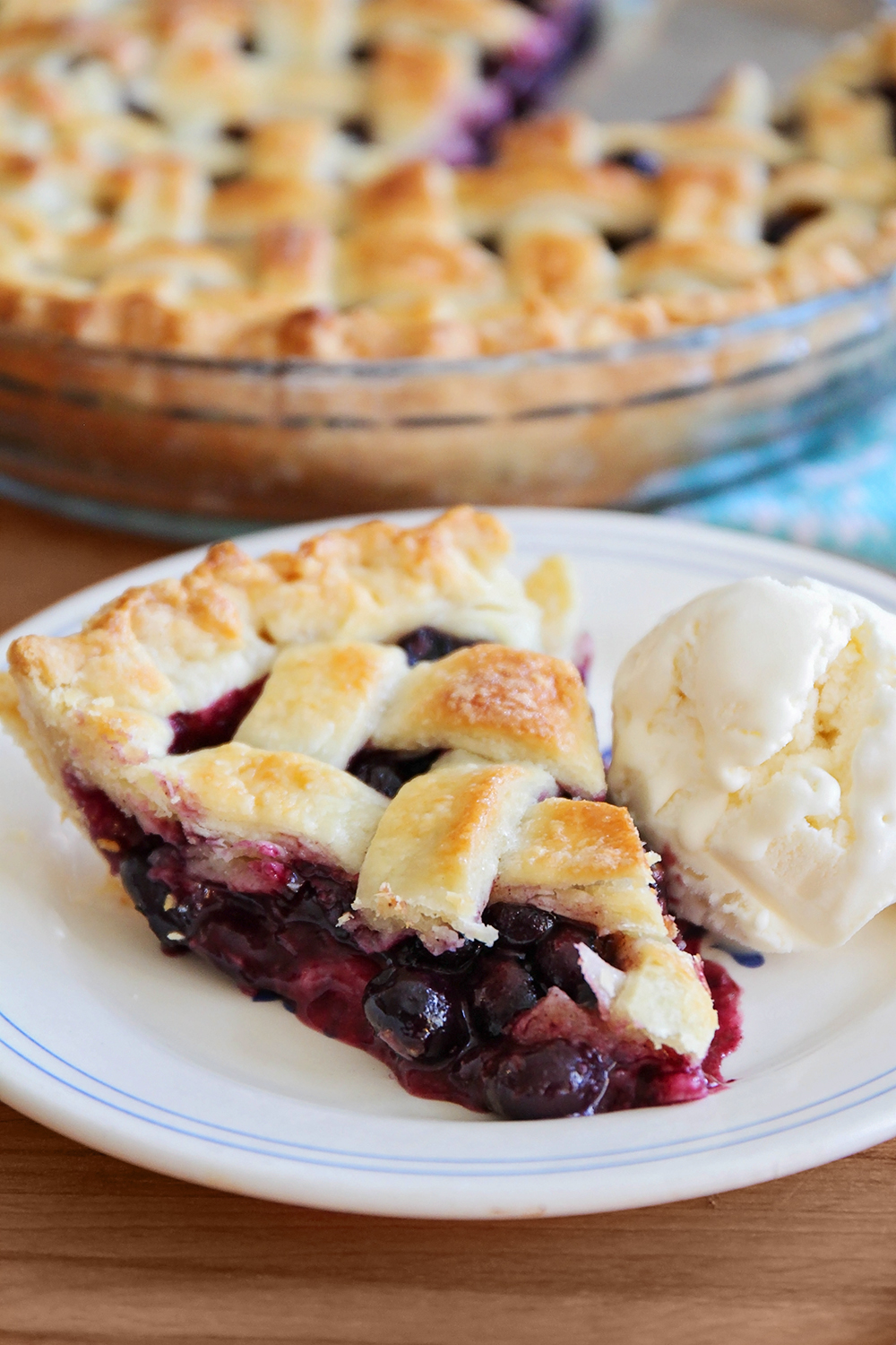 Homemade Blueberry Pie - The Baker Upstairs