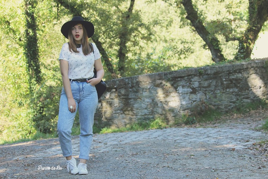 Blusa con cuello Peter Pan