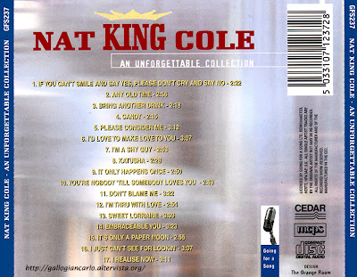 Nat King Cole "An Unforgettable Collection"