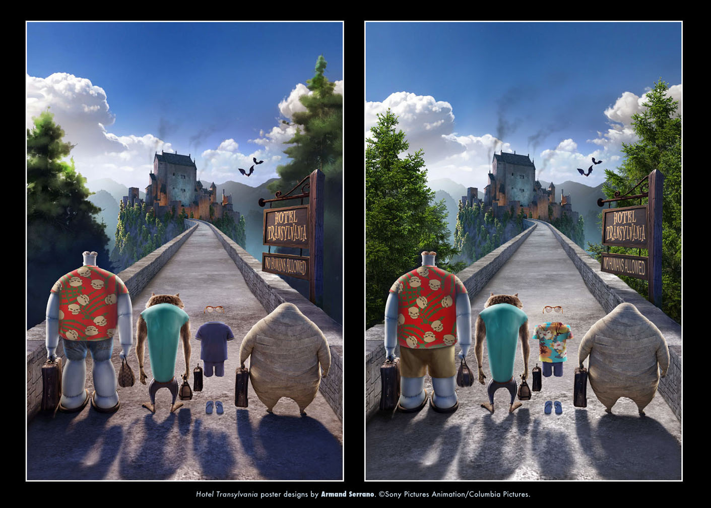 A R M A N D S E R R A N O: Evolution of Hotel Transylvania Teaser Poster