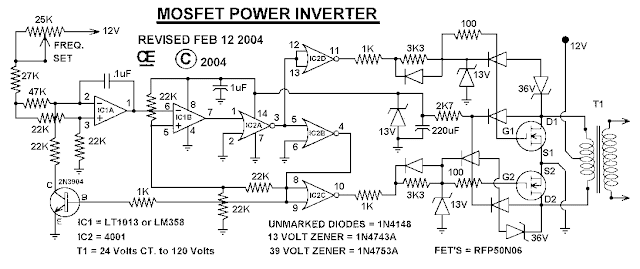 1000 Watt Power Inverter Circuit Diagram | ELECRO-NX " the full free