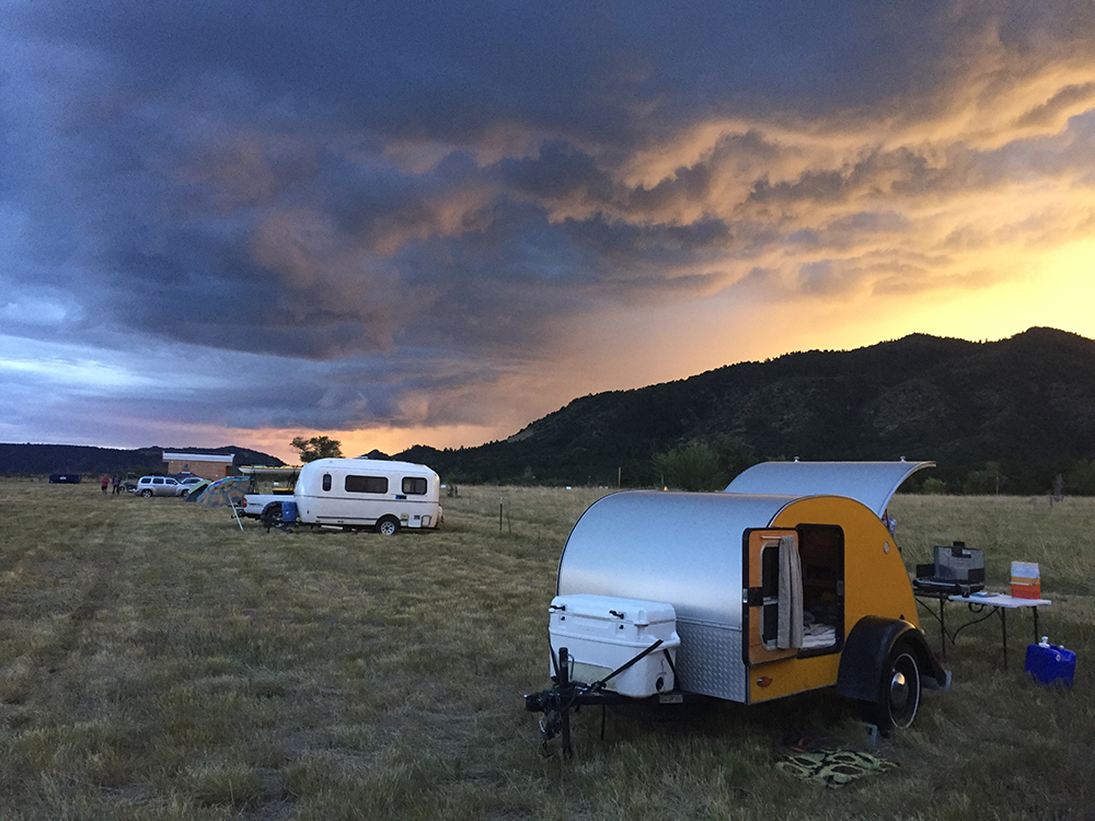 Tiny Yellow Teardrop Friday Teardrop Photo