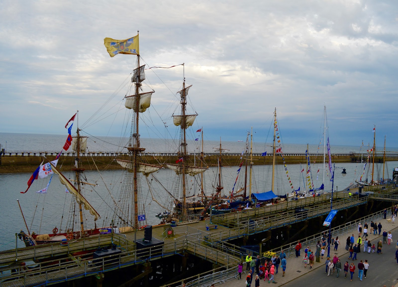 Tall Ships Regatta | Blyth 2016 | Commissioners Quay Inn - view from balcony room/suite